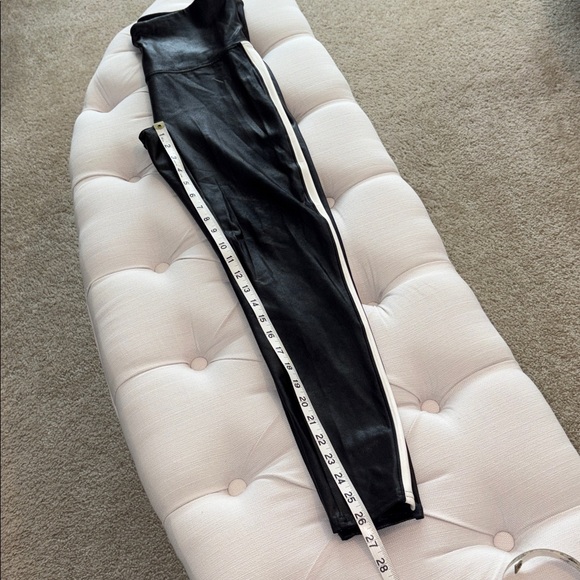 SPANX faux leather stripe leggings - Picture 9 of 13